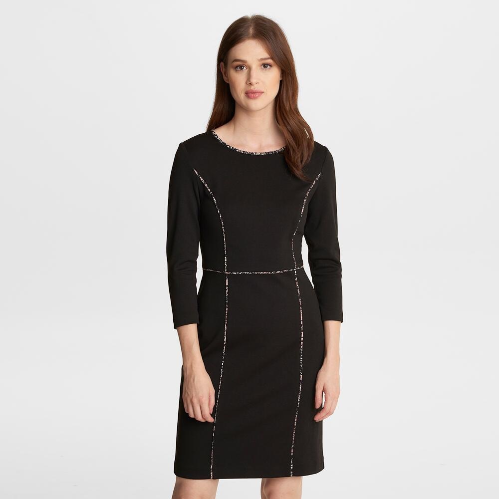 NWT! Karl Lagerfeld leopardpiping dress 29LD9P